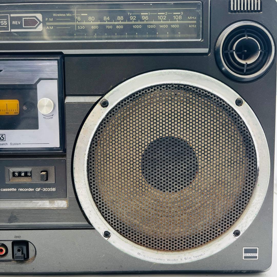 SHARP GF-303SB ラジカセ 中古品