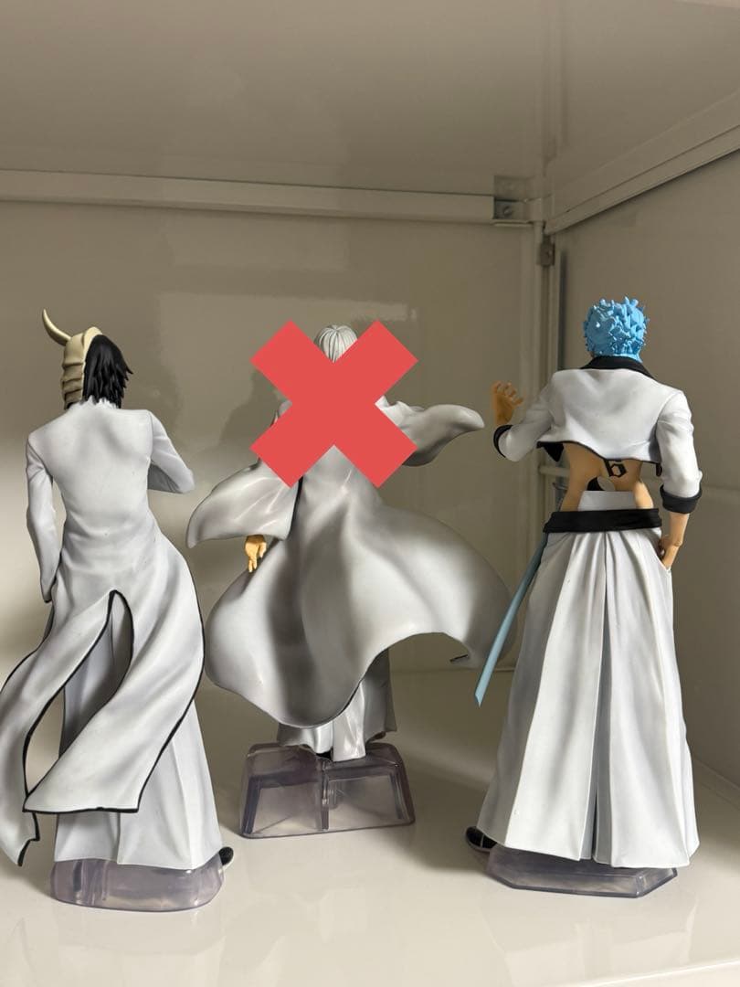 欠損あり　BLEACH 一番くじ 市丸ギン ウルキオラ グリムジョー 箱無し