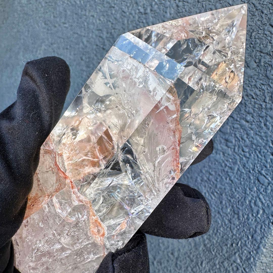 高品質❗️浄化 超強いパワーアゼツライト☆レインボー ヒマラヤクラスターA1570