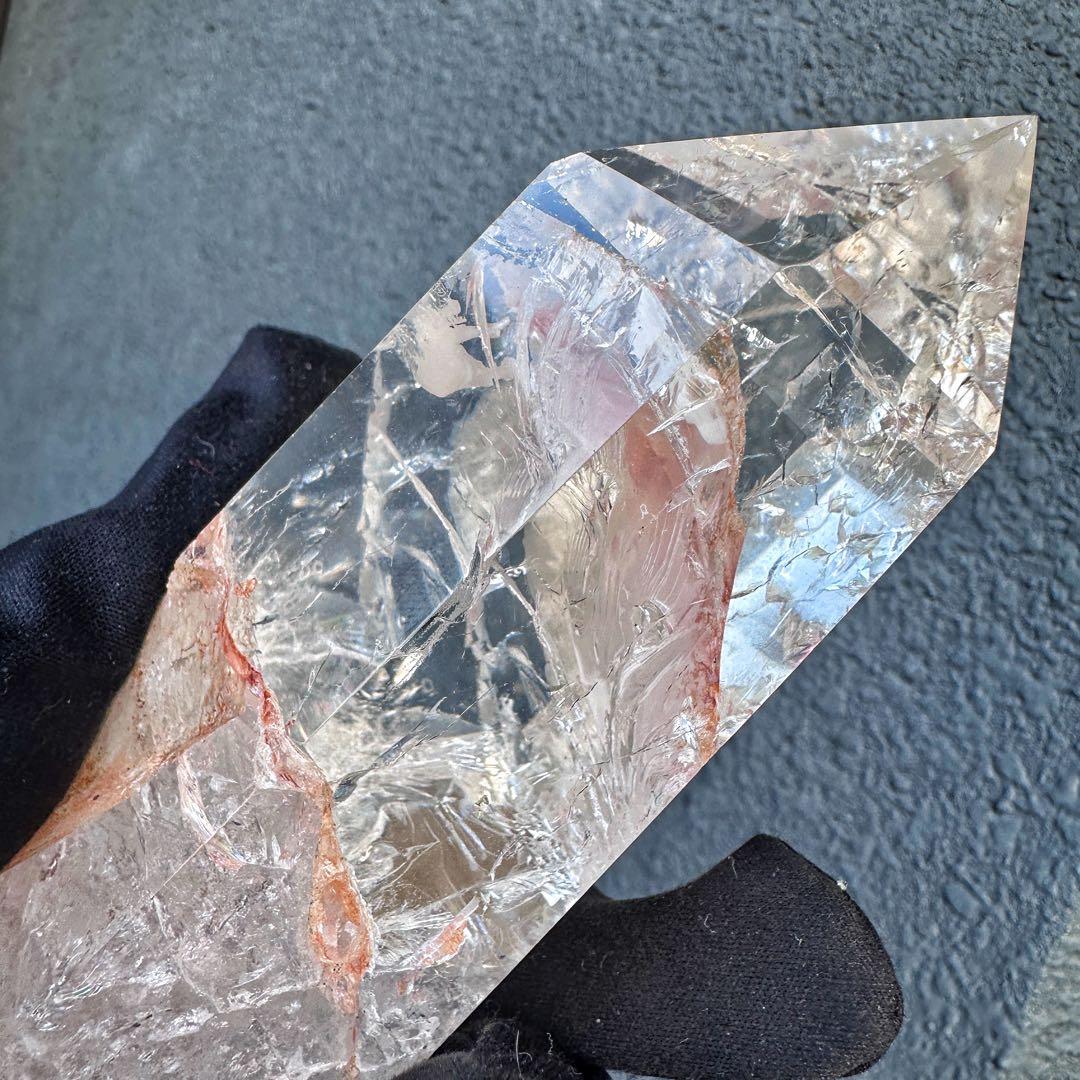 高品質❗️浄化 超強いパワーアゼツライト☆レインボー ヒマラヤクラスターA1570