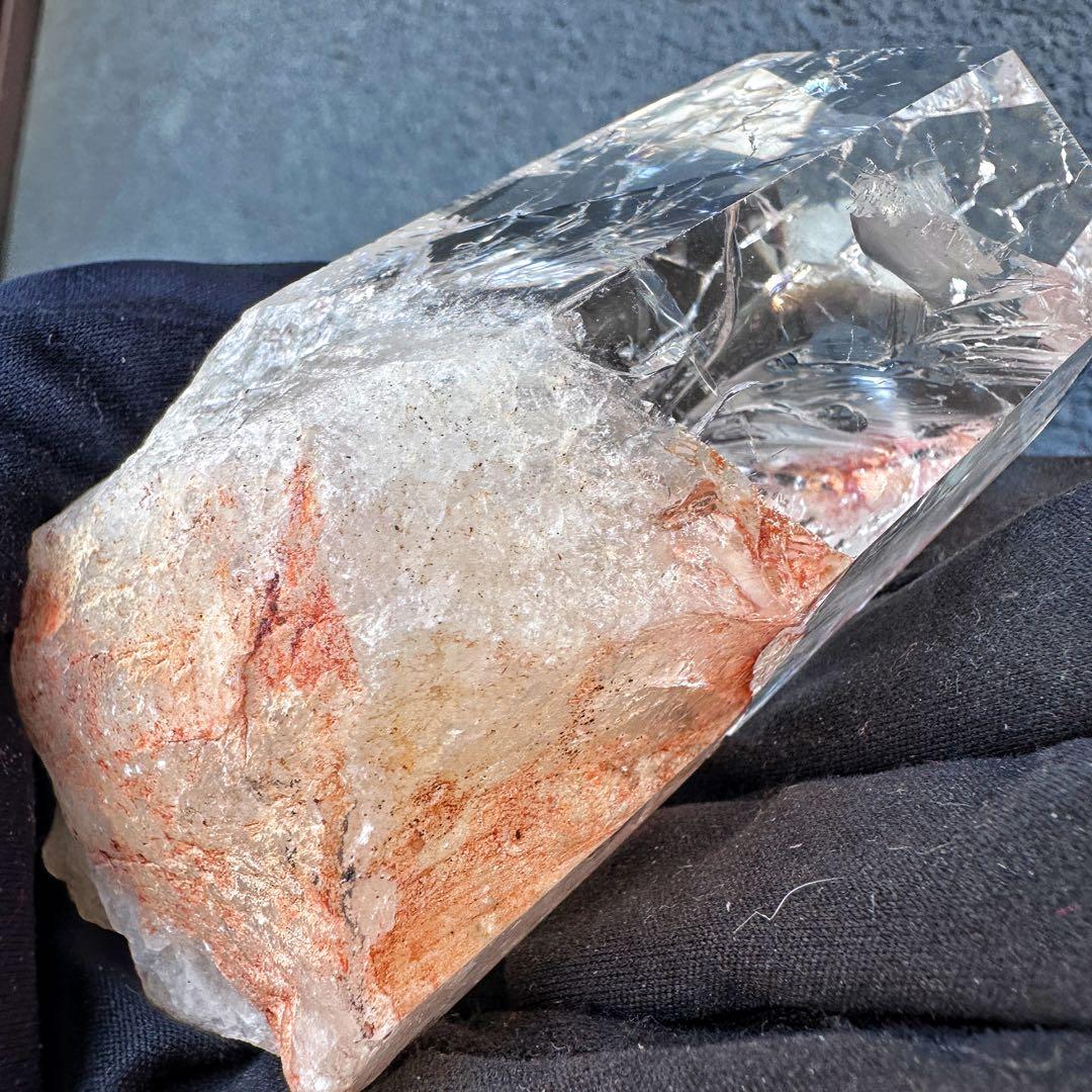 高品質❗️浄化 超強いパワーアゼツライト☆レインボー ヒマラヤクラスターA1570