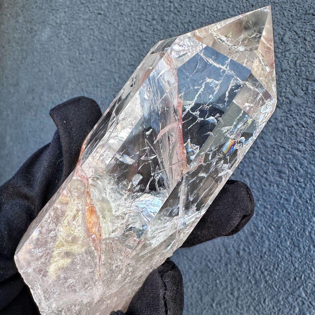 高品質❗️浄化 超強いパワーアゼツライト☆レインボー ヒマラヤクラスターA1570