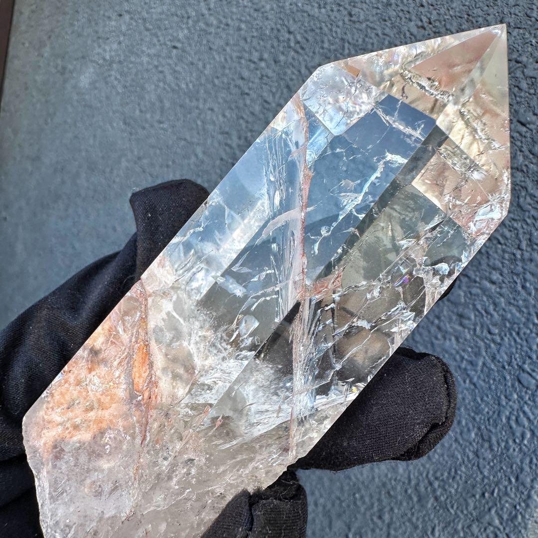 高品質❗️浄化 超強いパワーアゼツライト☆レインボー ヒマラヤクラスターA1570