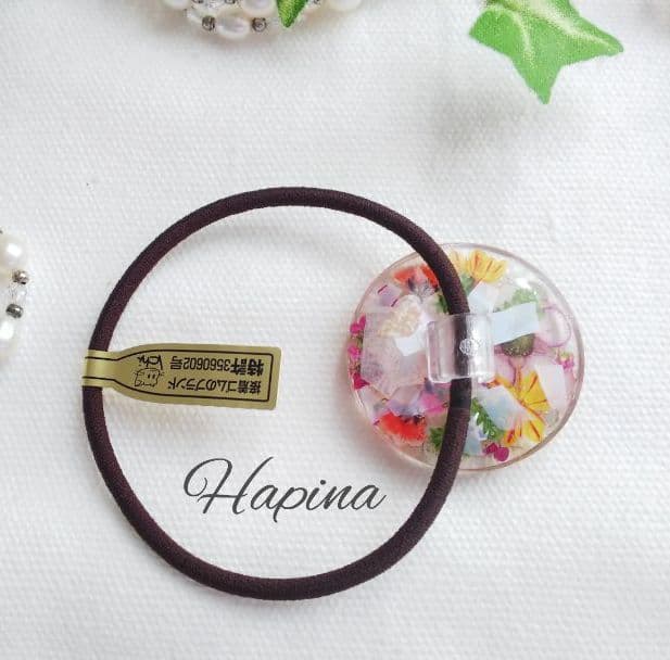 おとぎの国 赤ずきんちゃんの世界ラウンドレジンヘアゴム