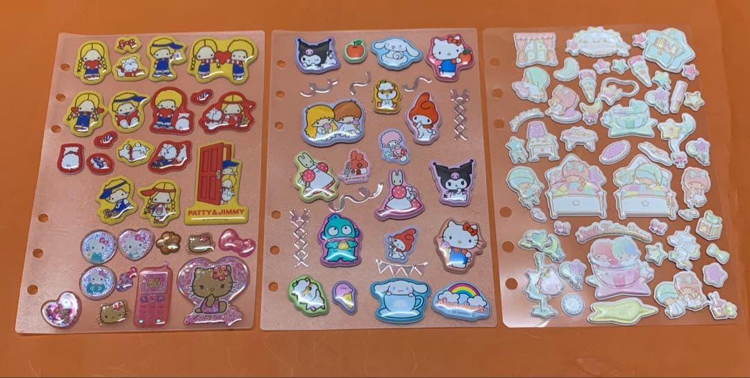 シール帳　完成品　A5　6穴　シール　ステッカー