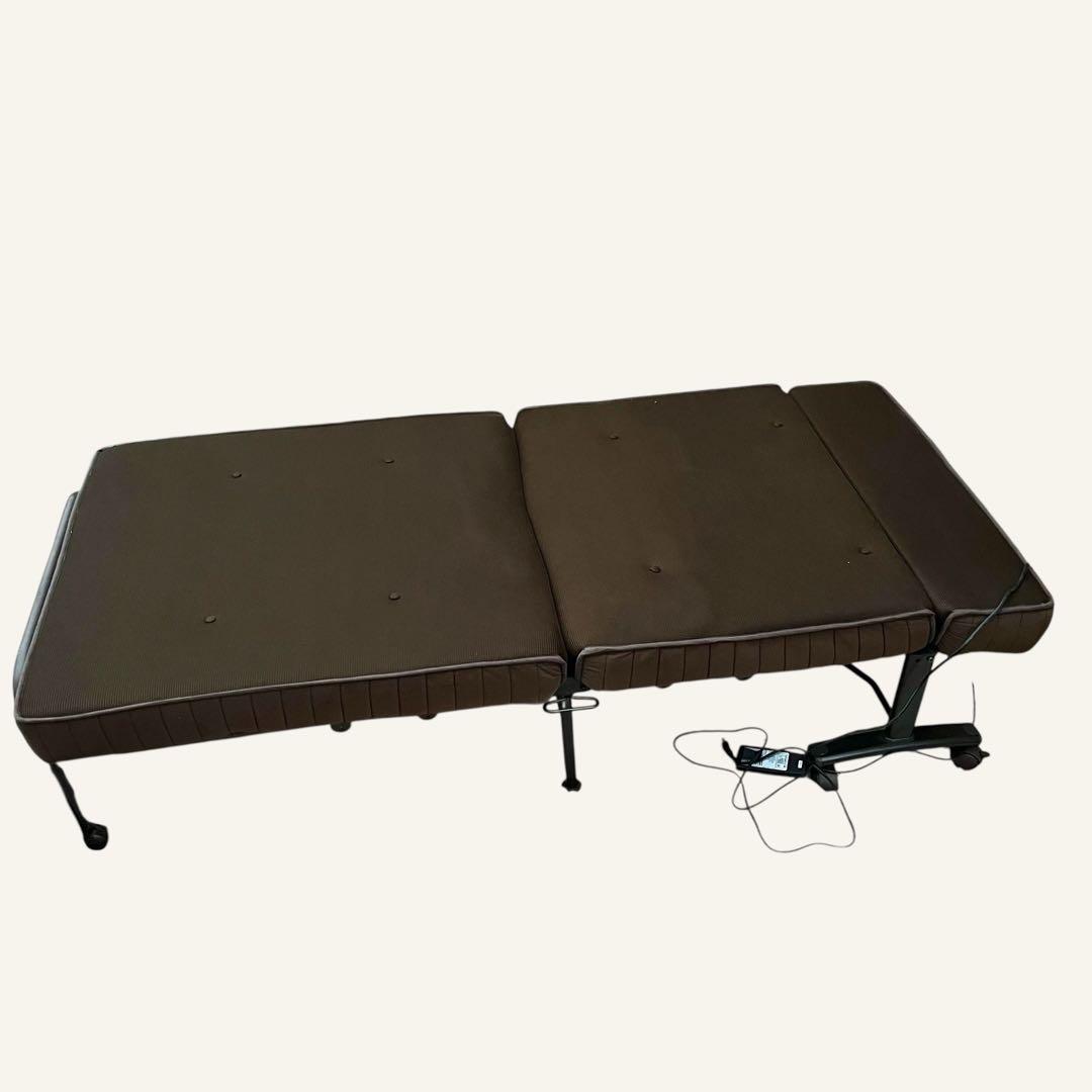 引取限定 ATEX 電動リクライニングベッド 折りたたみ 動作OK 介護ベッド