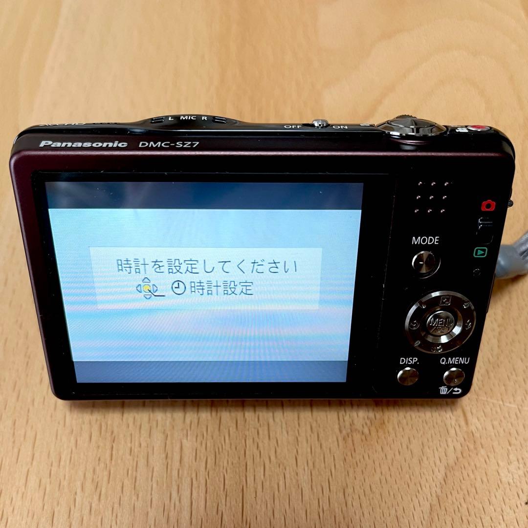 Panasonic LUMIX コンパクトデジタルカメラ ブラウン