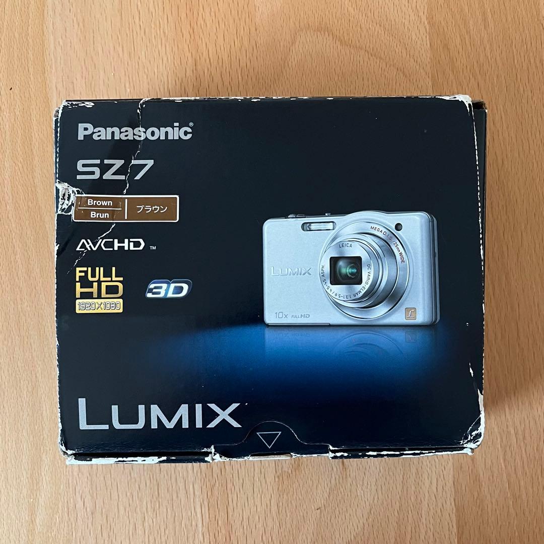 Panasonic LUMIX コンパクトデジタルカメラ ブラウン