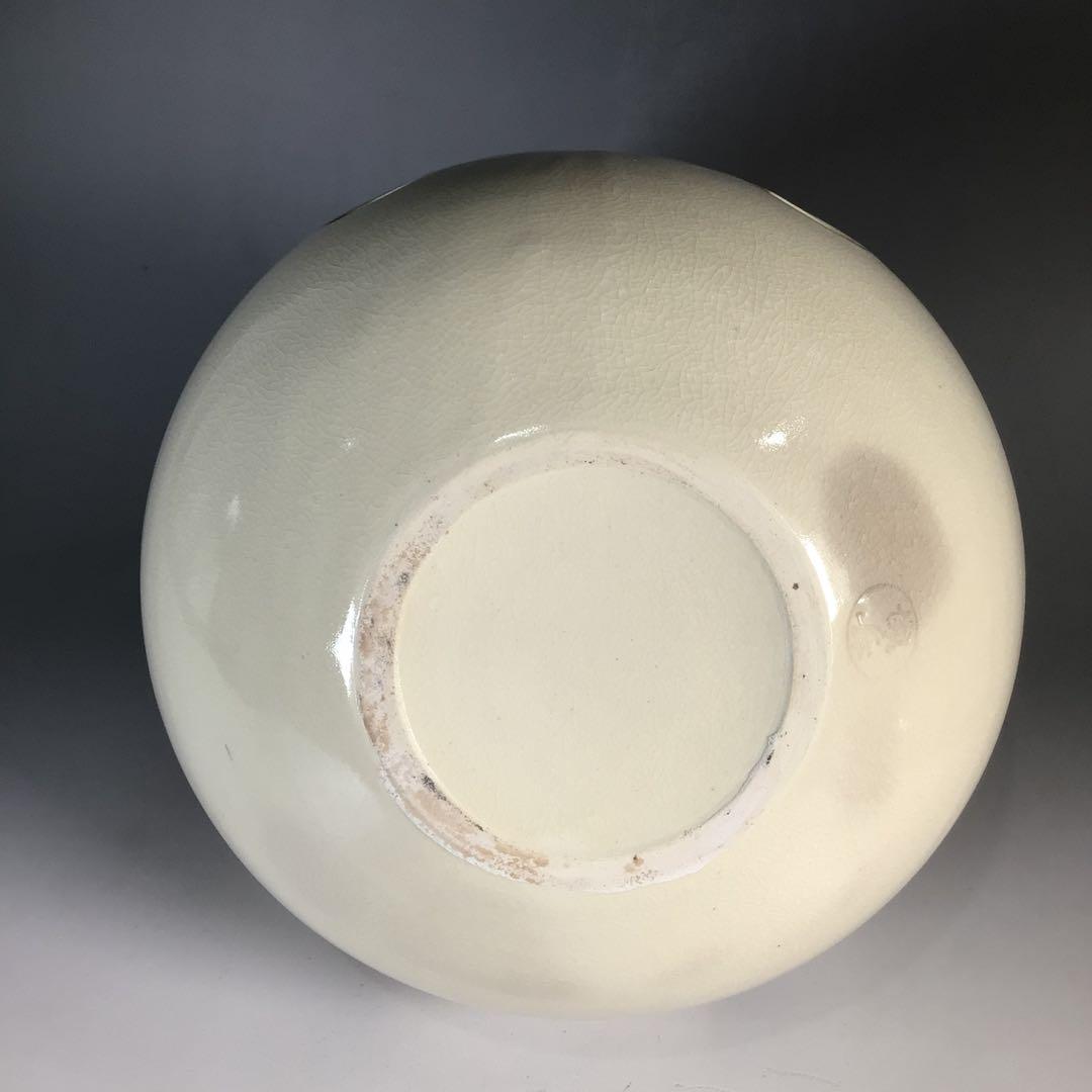 Ｎ８１６　T409 　2点‼️　『　橋本城岳造』『白玉透し文』『菓子鉢』　共箱