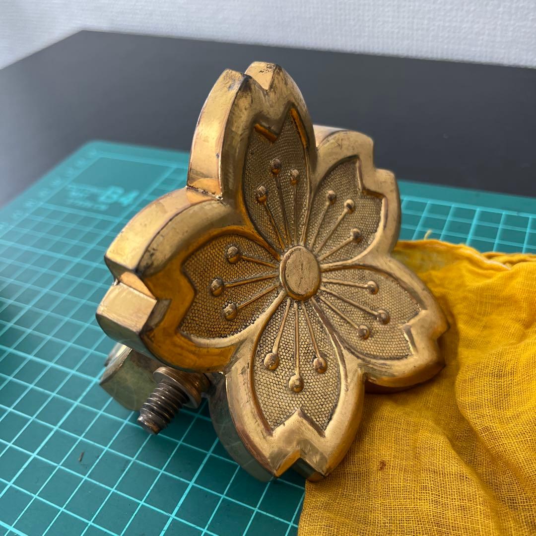 （Ａ）　TOSPA 竿頭 桜花型三方面 おそらく真鍮製