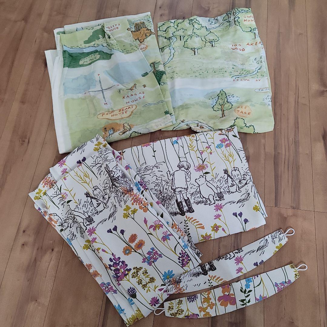 ディズニー　カーテン　プーさん　大人ディズニー　まとめて希望