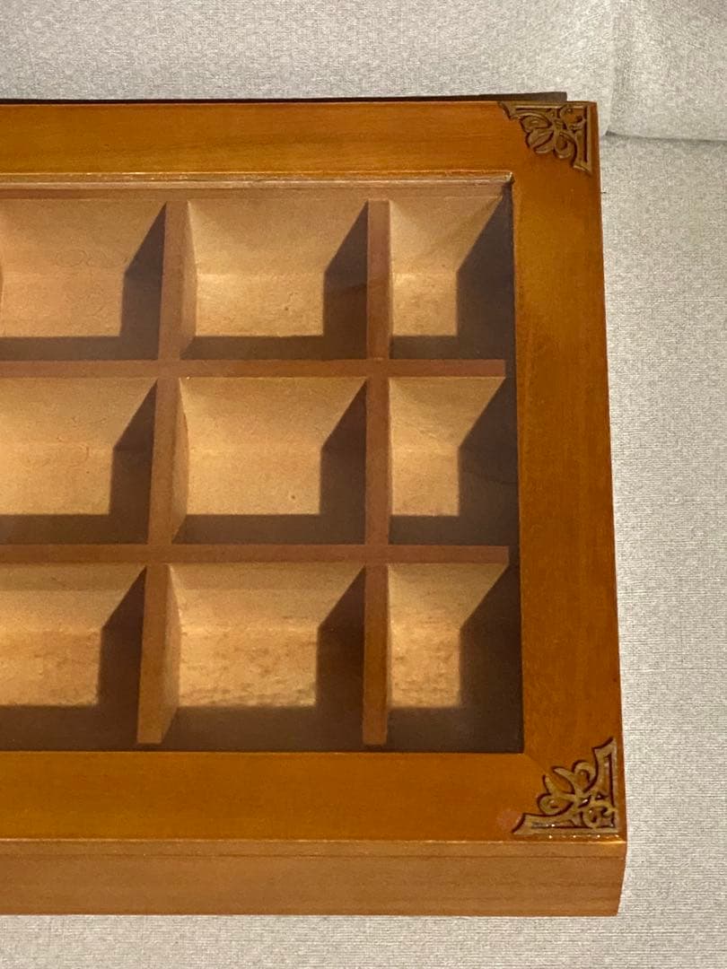 ナチュラル ロココ♦️コレクションケース♦️2点セット♦️ヴィンテージラック♦️送料込