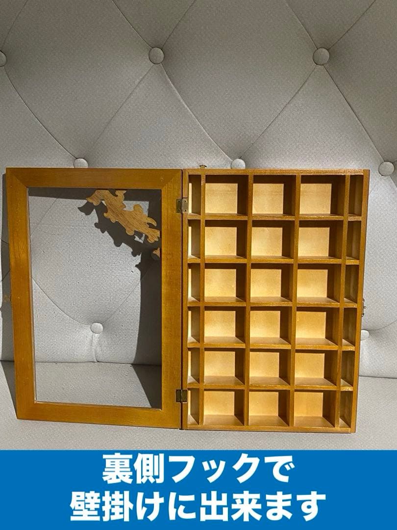 ナチュラル ロココ♦️コレクションケース♦️2点セット♦️ヴィンテージラック♦️送料込