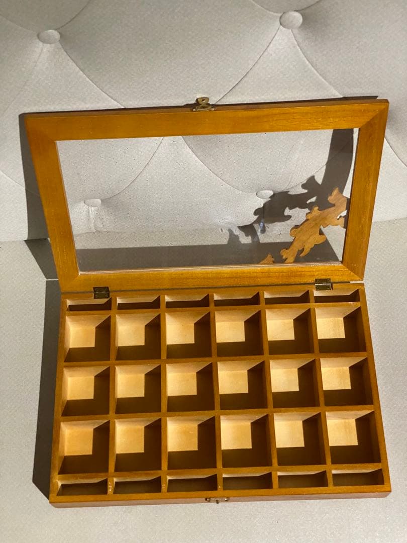 ナチュラル ロココ♦️コレクションケース♦️2点セット♦️ヴィンテージラック♦️送料込