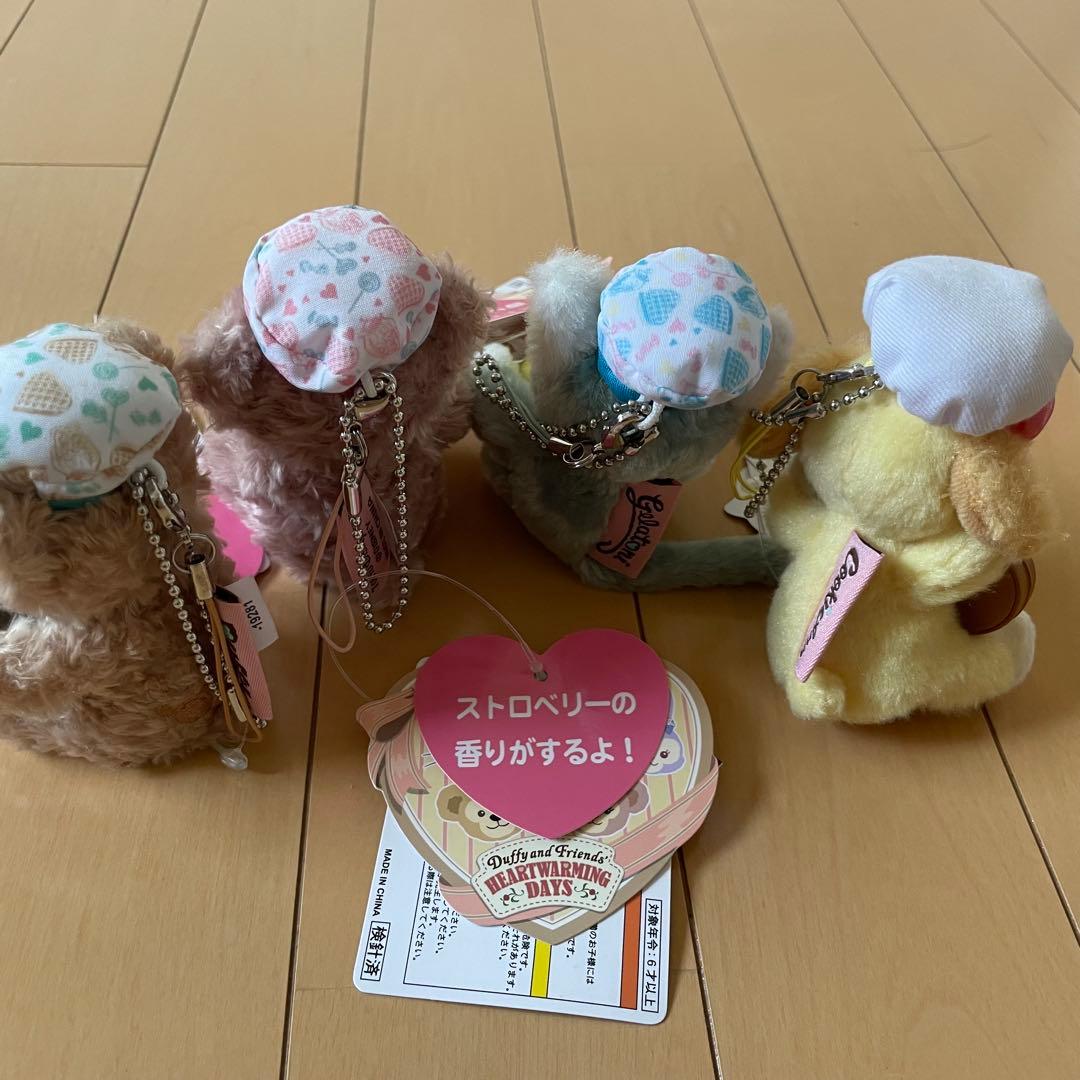 【ハートウォーミングデイズ】 ダッフィーフレンズ 4つセット ストラップ
