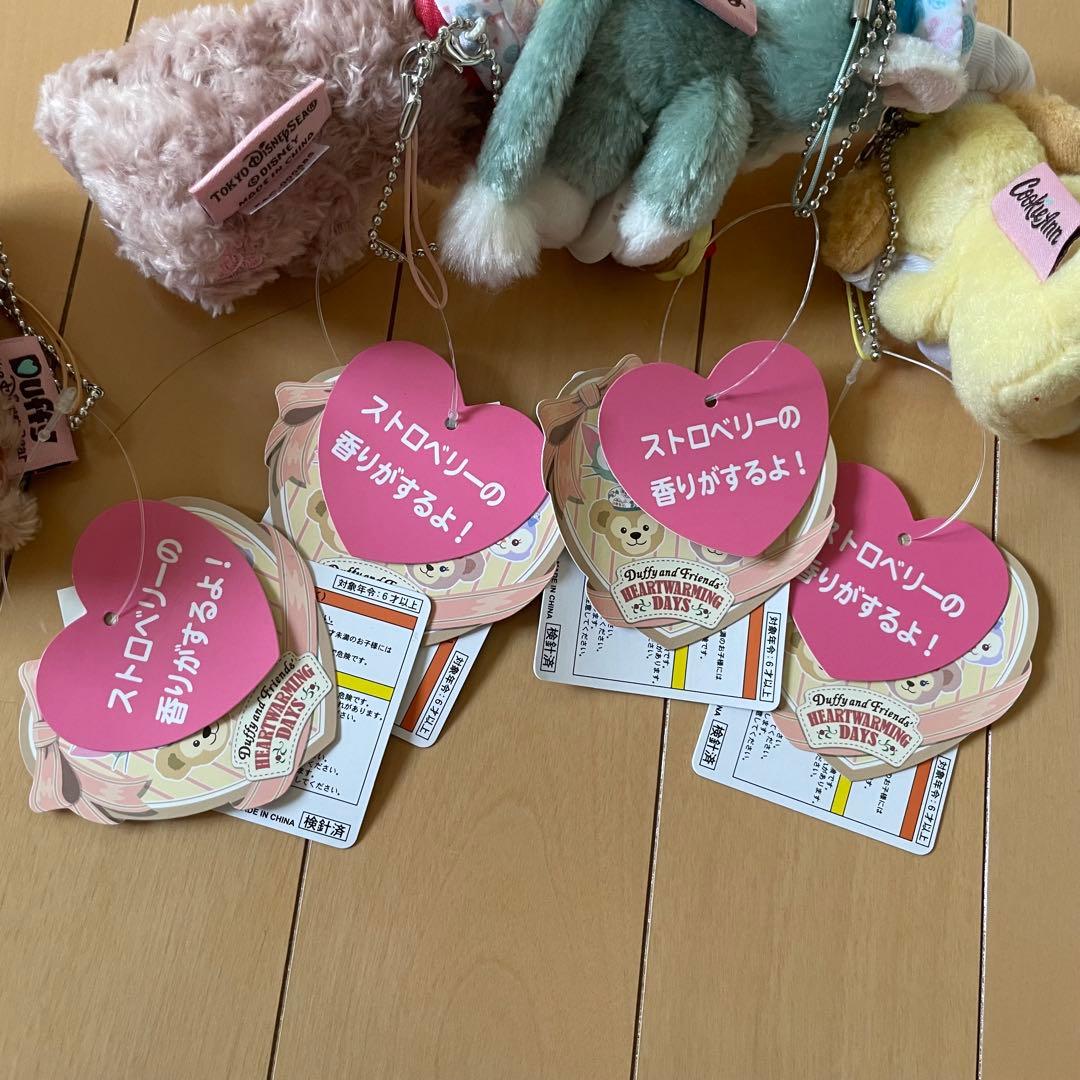 【ハートウォーミングデイズ】 ダッフィーフレンズ 4つセット ストラップ