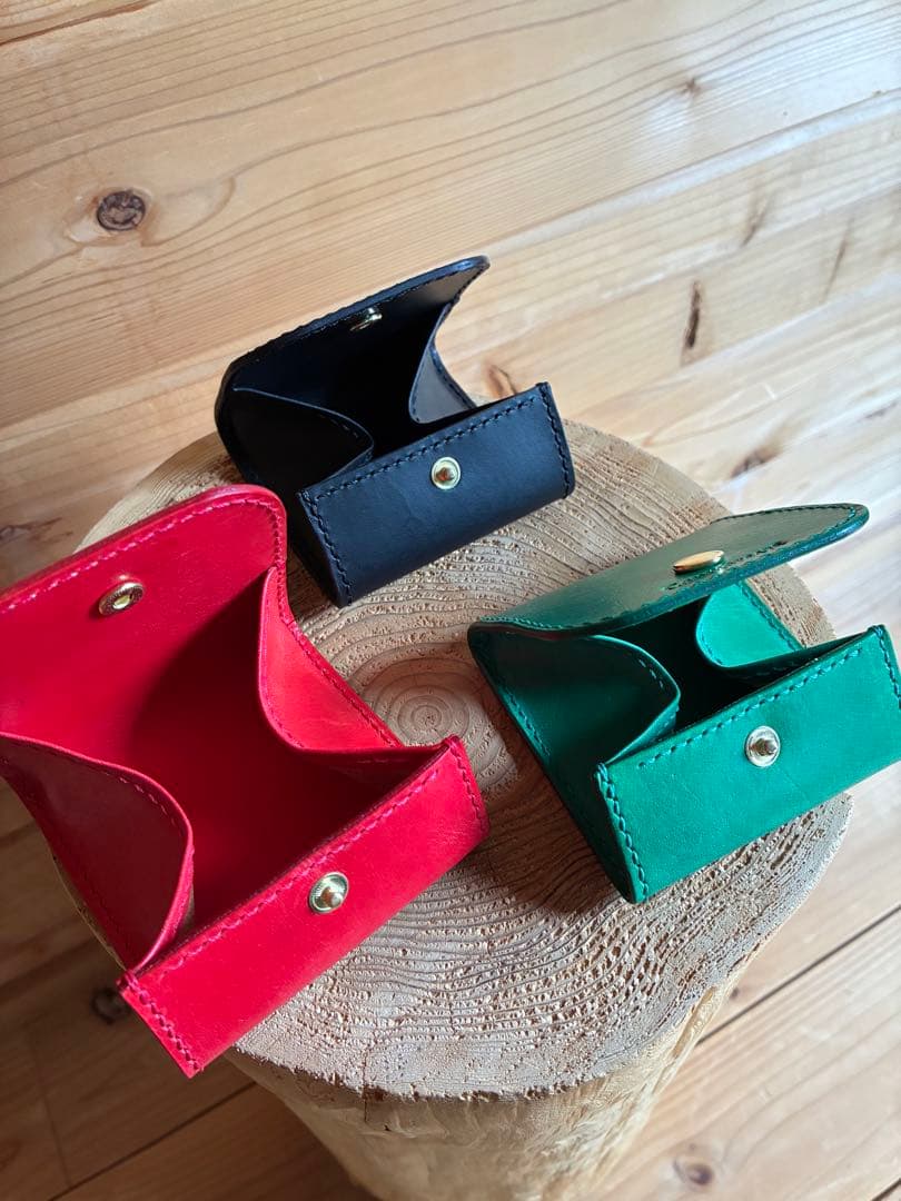 【オーダーメイド】姫路レザー　手染め　ボックス型ケース　手縫い　キャンモア