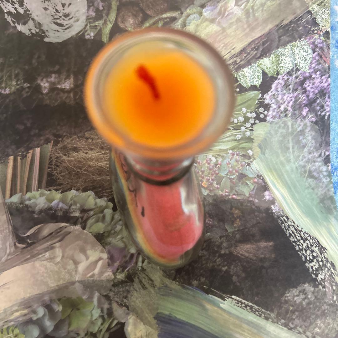 【美品】一点物　ドバイ土産　サンドアート ボトル　グラデーション　ラクダ　砂漠