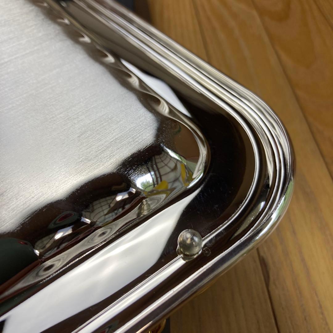 銀のトレー　銀座wako イタリア製　美品