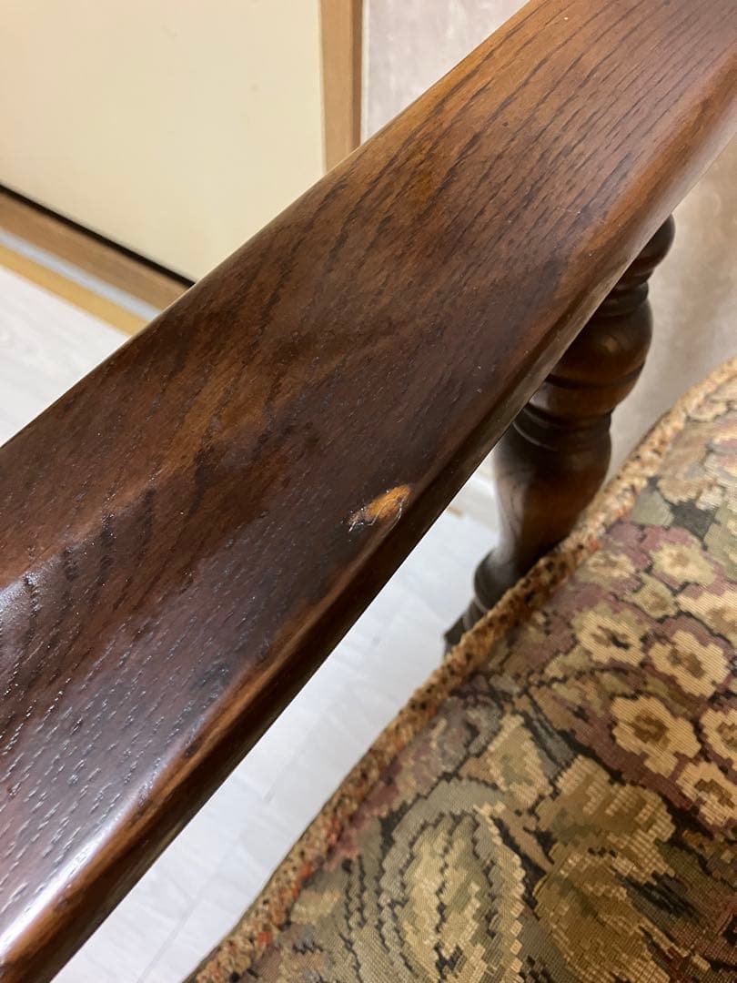 【アンティーク】飛騨産業 キツツキマーク ソファ 2人掛け 1960年代 日本製