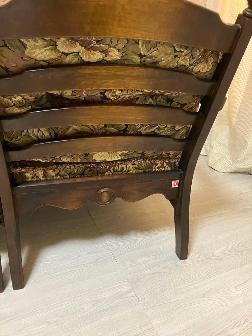 【アンティーク】飛騨産業 キツツキマーク ソファ 2人掛け 1960年代 日本製