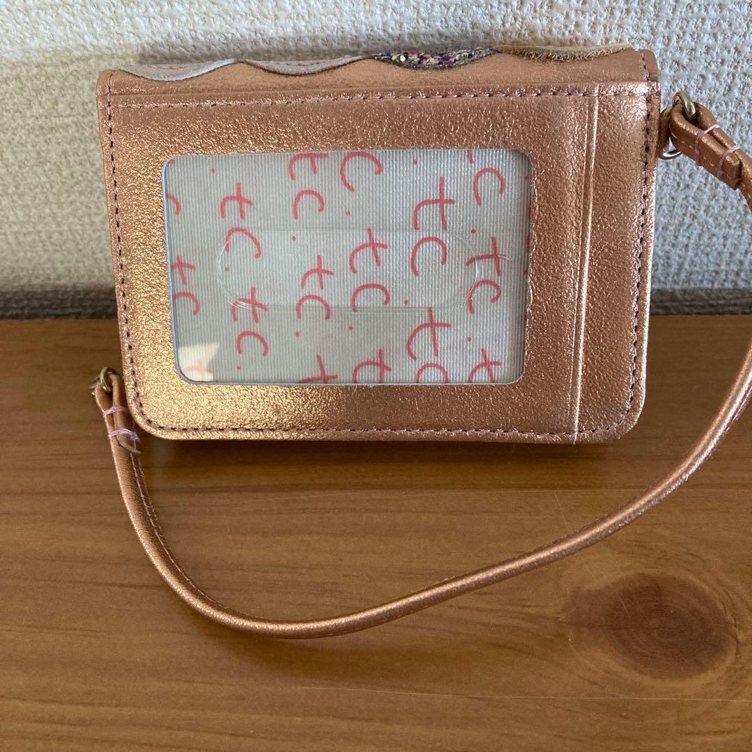 tsumori chisato ツモリチサト　パスケース　小銭入れ　ピンク