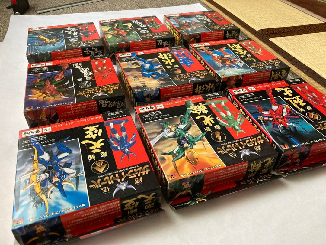 鎧伝サムライトルーパー　マルチアクションフィギュアシリーズ全9種完全コンプリート