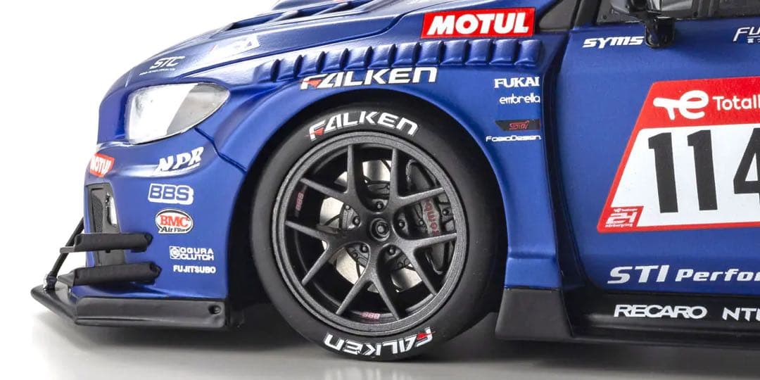 京商 1/18 スバル WRX STI NBR CHALLENGE 2022