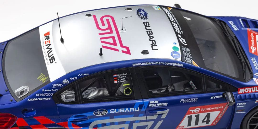 京商 1/18 スバル WRX STI NBR CHALLENGE 2022