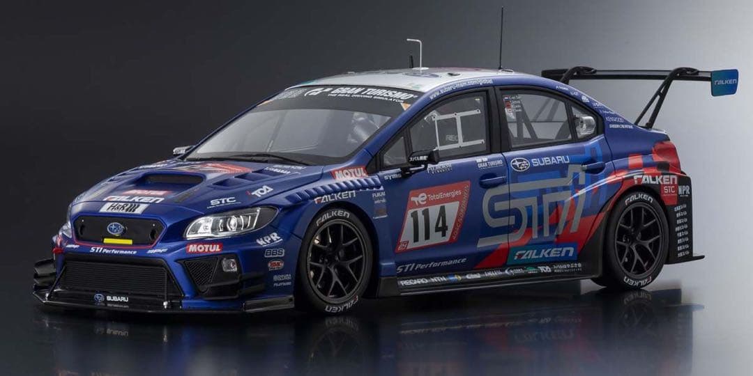 京商 1/18 スバル WRX STI NBR CHALLENGE 2022