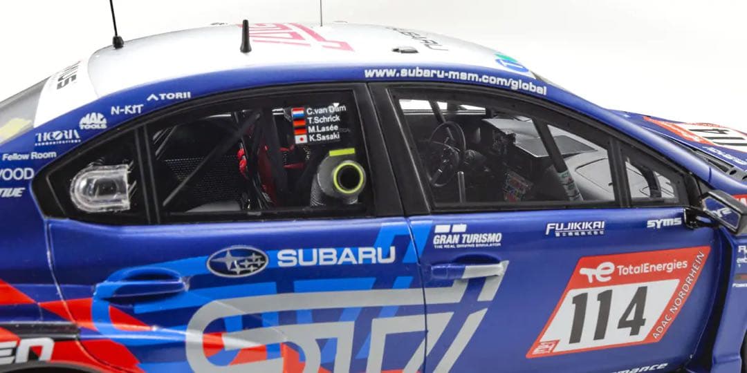 京商 1/18 スバル WRX STI NBR CHALLENGE 2022