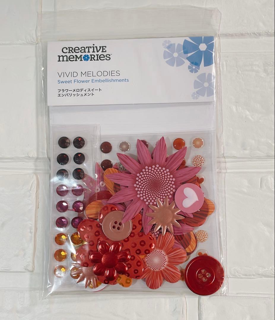 クリエイティブメモリーズ　ABCスティッカー、エンバリッシュメント