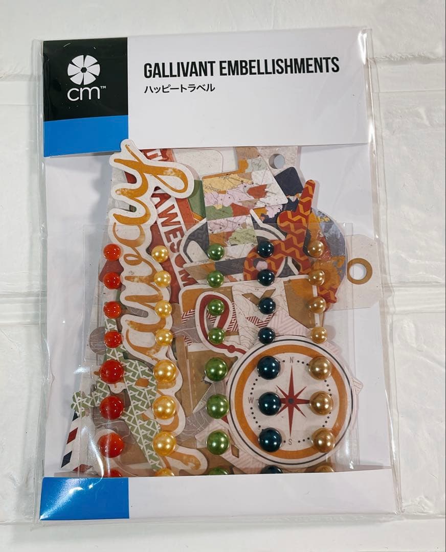 クリエイティブメモリーズ　ABCスティッカー、エンバリッシュメント