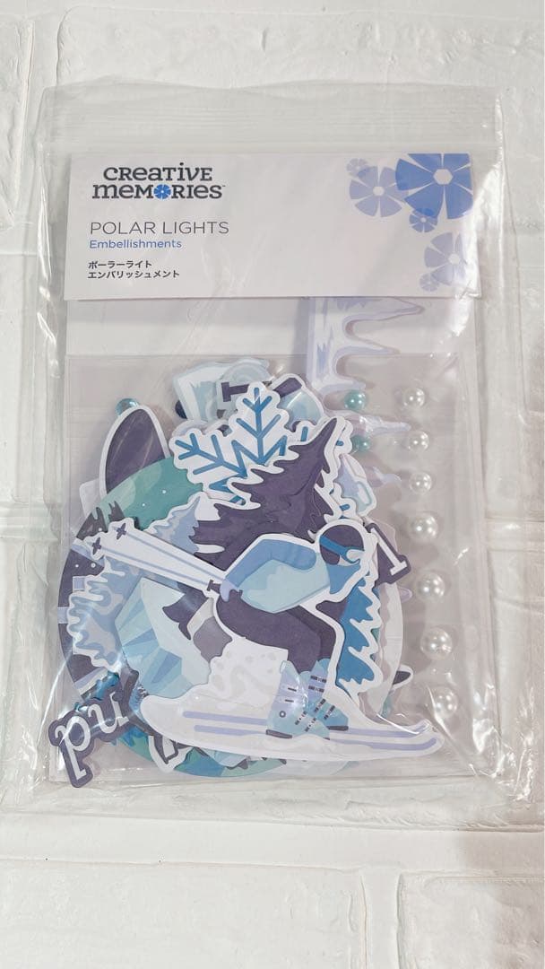 クリエイティブメモリーズ　ABCスティッカー、エンバリッシュメント