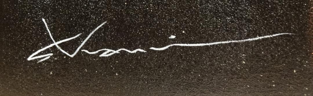 上鈴木正一 油彩画 B4サイズ『 存在 』新作原画 超オススメの作品です!!