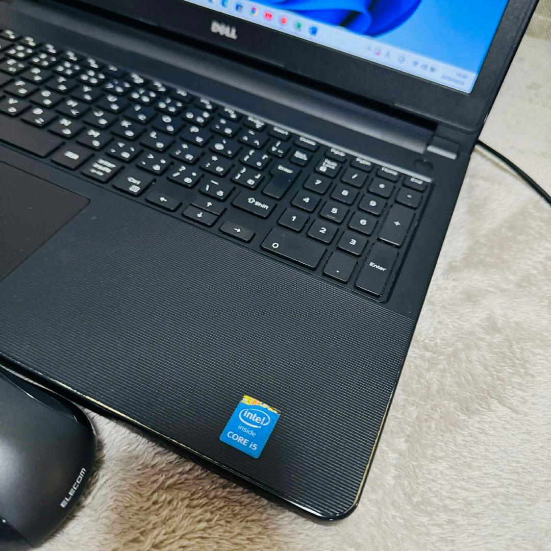 S336 Dellノートパソコンi5メモリ12G高速Windows11オフィス付