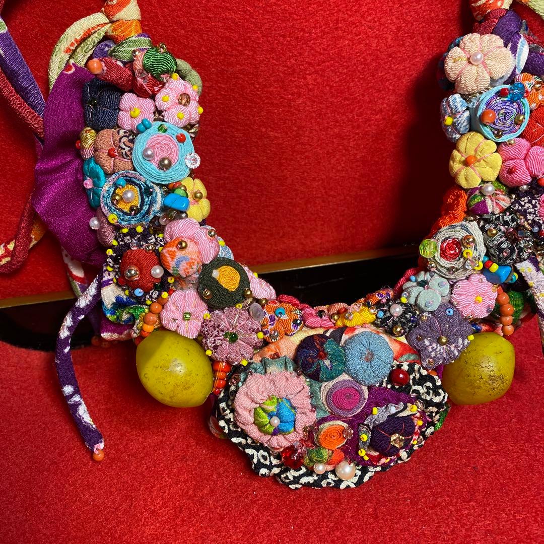 古布でネックレス٩(๑❛ᴗ❛๑)۶