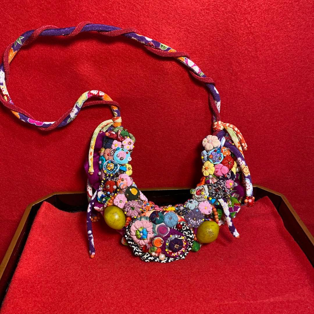 古布でネックレス٩(๑❛ᴗ❛๑)۶