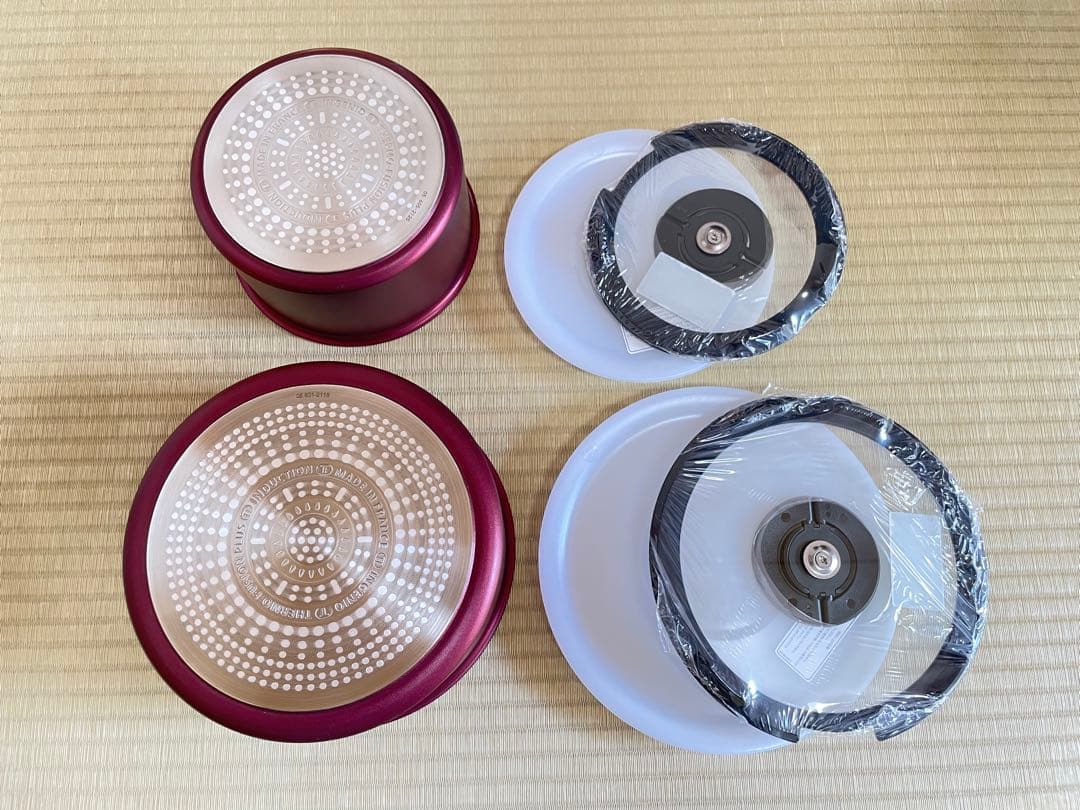 本日特価新品　ティファール　IHモーヴレッドアンリミテッド　ソースパン　6点