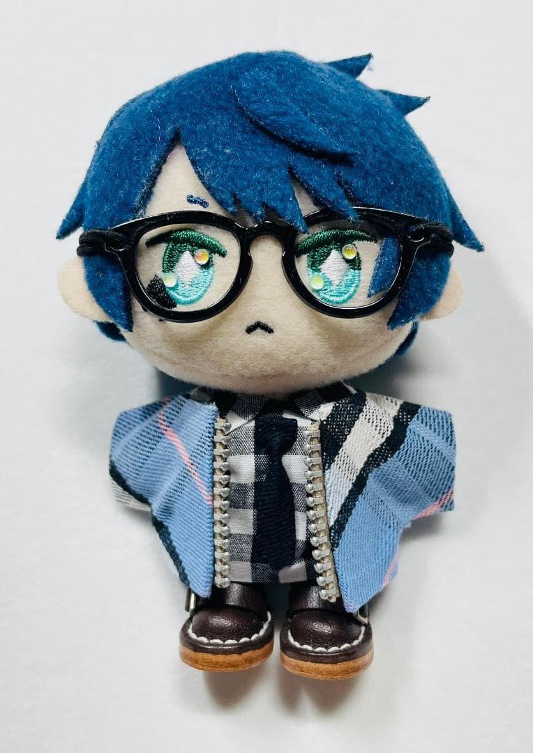 ぬい服：チェックジャケ(10cm・12cm・ちびぐるみ・にじぱぺ・ちみけも)