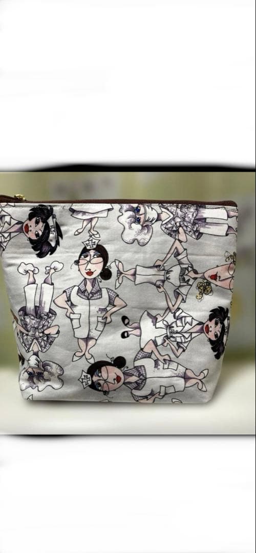 【新品未使用品】ロラライハリス レア ブルーレディバッグ、ナースポーチ