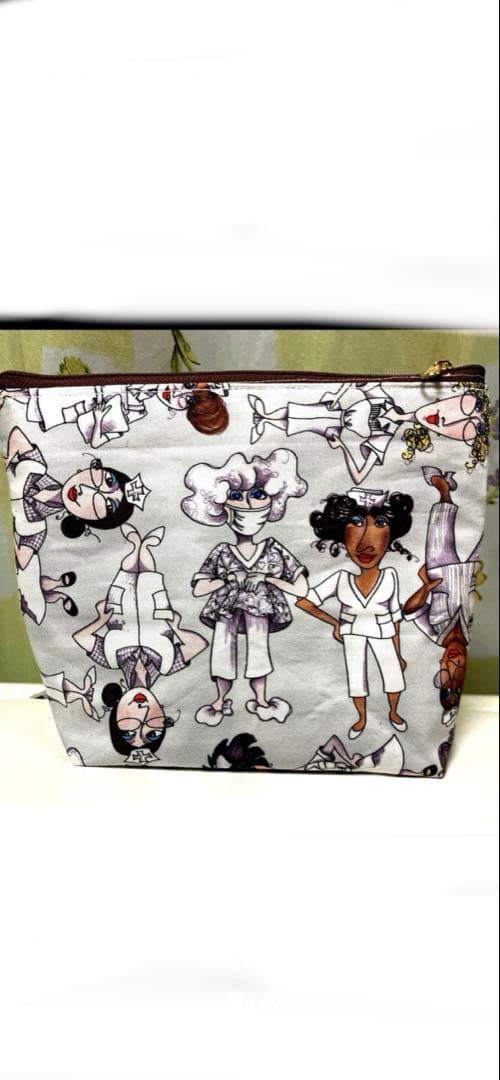 【新品未使用品】ロラライハリス レア ブルーレディバッグ、ナースポーチ