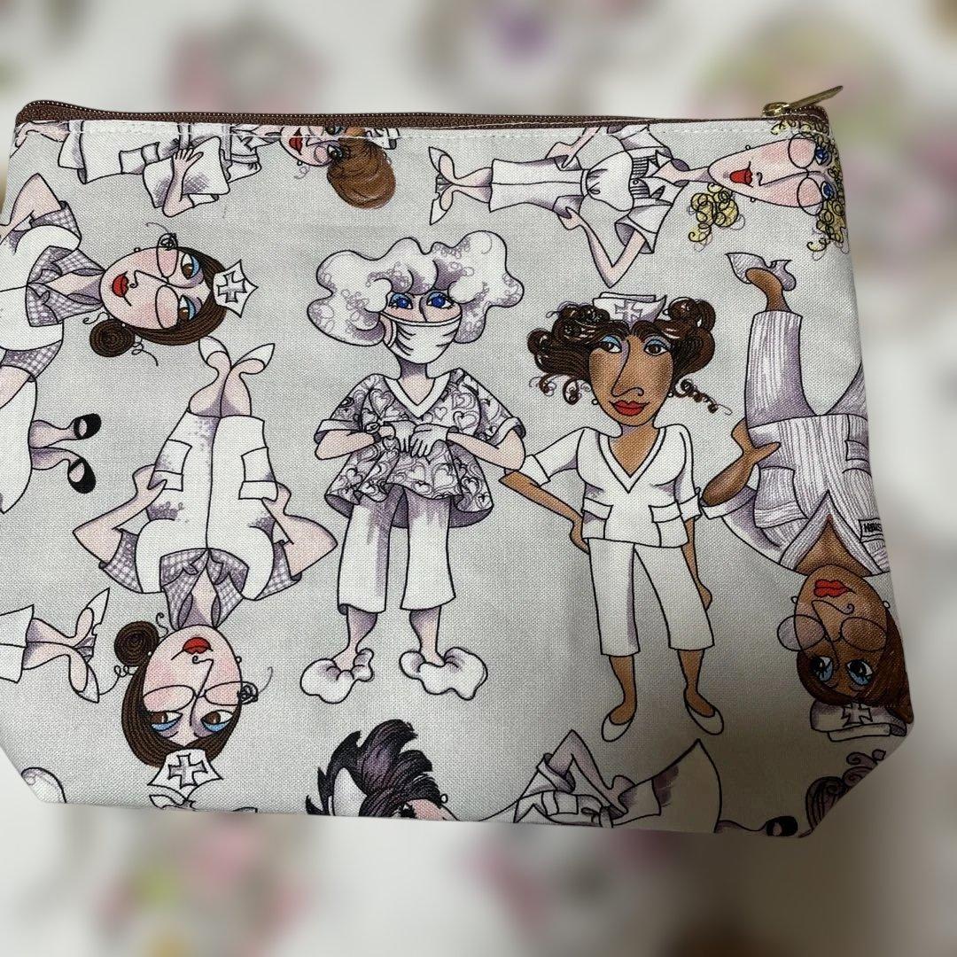 【新品未使用品】ロラライハリス レア ブルーレディバッグ、ナースポーチ