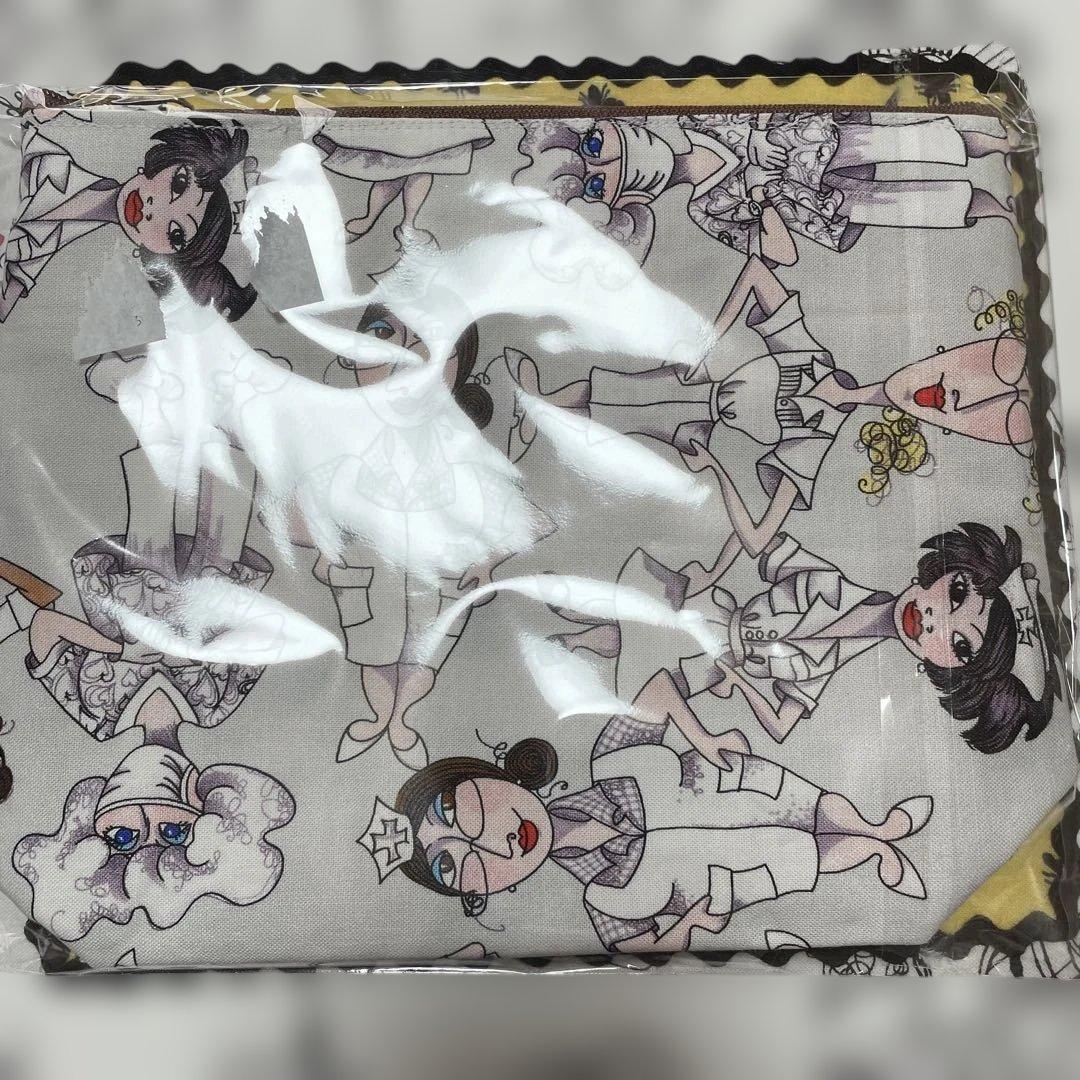 【新品未使用品】ロラライハリス レア ブルーレディバッグ、ナースポーチ