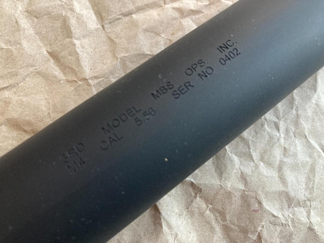 MD製 OPS 3 Model 3rd MBS Silencer レプリカ M4
