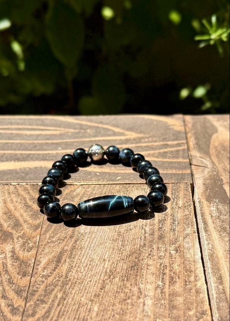 【当店人気No1】メテオライト（ギベオン）とブルータイガーアイ　本質的な能力覚醒