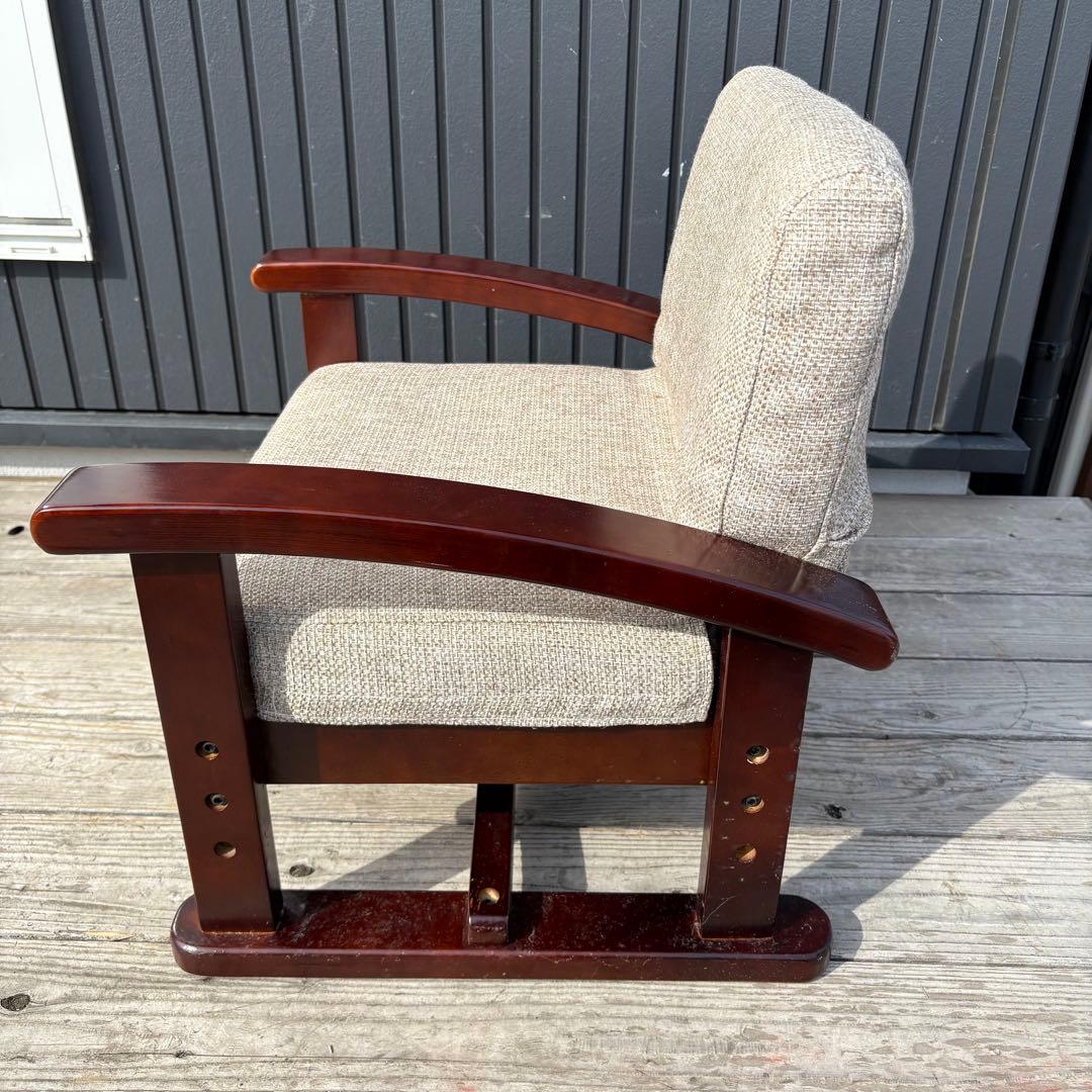 ① 明光ホームテック 高座椅子 リクライニング座椅子 肘付き 和室チェア