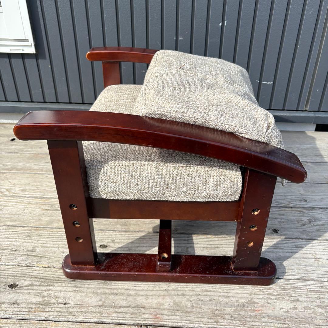 ① 明光ホームテック 高座椅子 リクライニング座椅子 肘付き 和室チェア