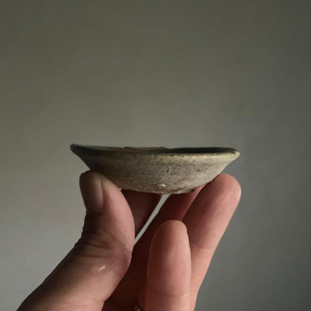 古瀬戸 平盃 小皿 酒器 室町時代 古美術 古道具 アンティーク