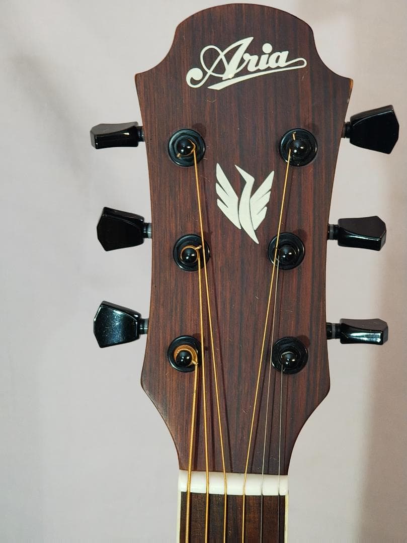 Aria AMB-35S エレアコ アクティブピックアップ ハードケース付き